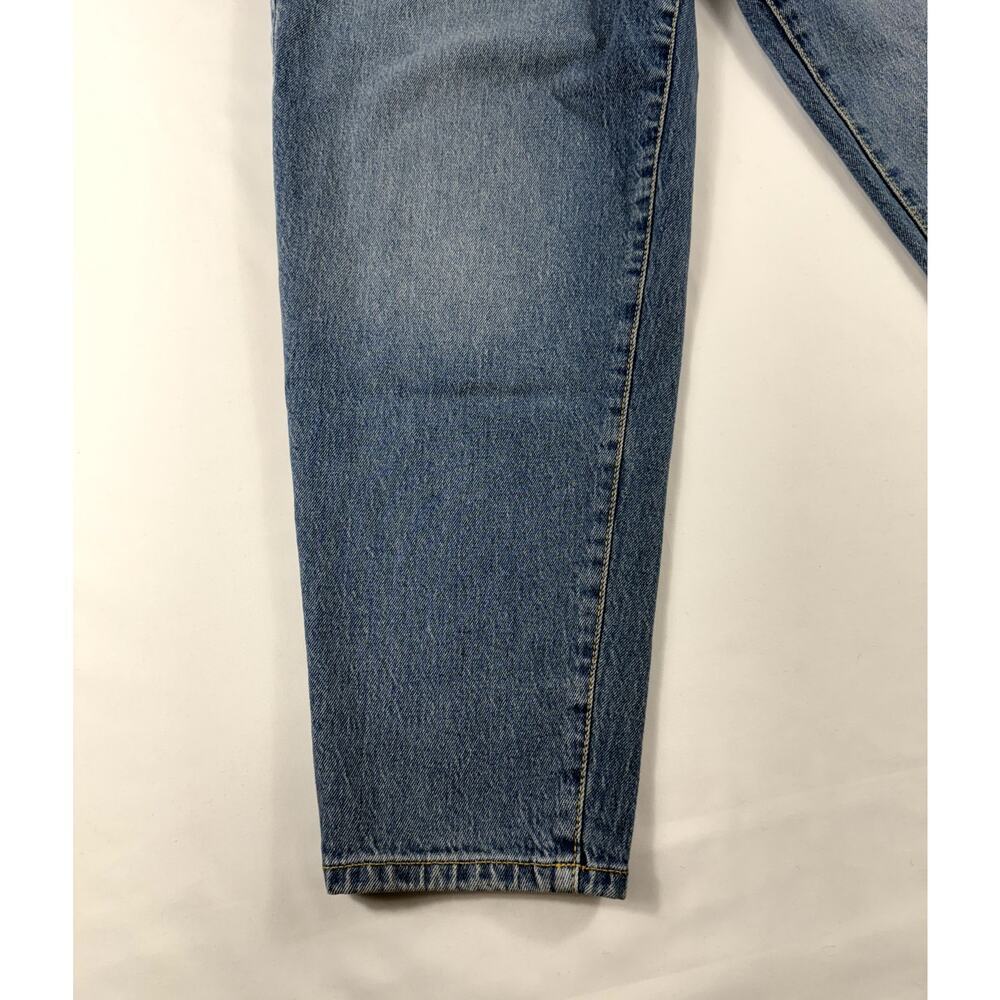 A New Day Jeans Women's Blue Denim 4/27 Cotton High Rise Ankle Mom Y2K - Picture 6 of 10